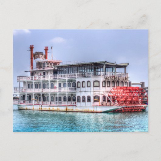 New Orleans Paddle Steamer Postkarte (Vorderseite)