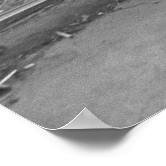 New Orleans Park Bench, 1930er Poster (Ecke)