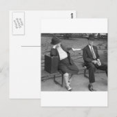 New Orleans Park Bench, 1930er Postkarte (Vorne/Hinten)