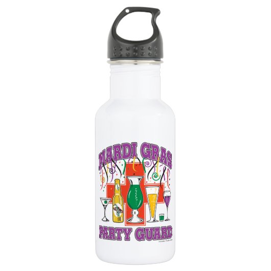 New Orleans Party Guard Trinkflasche (Vorderseite)