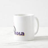 New Orleans Pelikan mit Perlen Kaffeetasse (VorderseiteRechts)