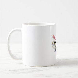 New Orleans Pelikan mit Perlen Kaffeetasse