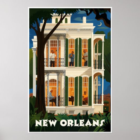 New Orleans Plakat (Vorne)
