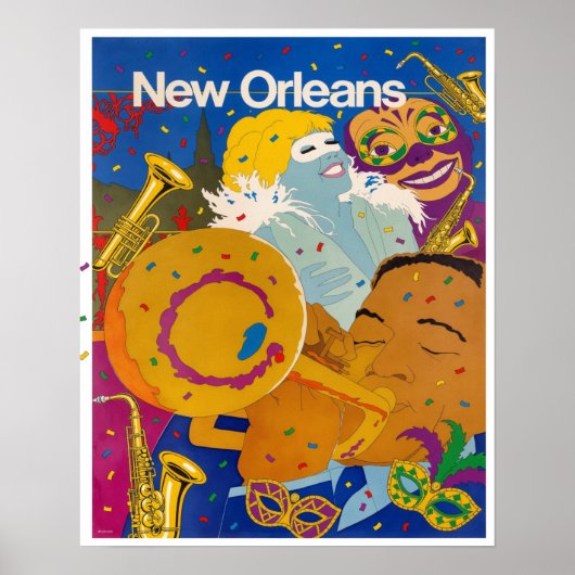 New Orleans Plakat (Vorne)