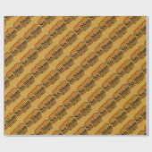 New Orleans Po Boy Vintages Geschenkpapier (Flach)