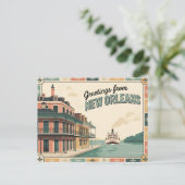 New Orleans Postcard Postkarte (Stehend Vorderseite)