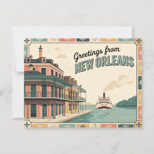 New Orleans Postcard Postkarte