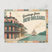 New Orleans Postcard Postkarte (Vorderseite)