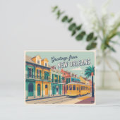 New Orleans Postcard Postkarte (Stehend Vorderseite)