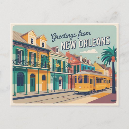 New Orleans Postcard Postkarte (Vorderseite)
