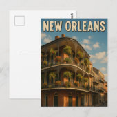 New Orleans Postcard Postkarte (Vorne/Hinten)