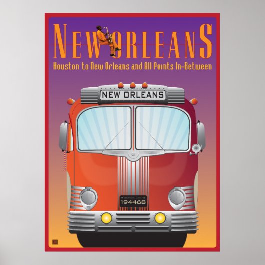 New Orleans Poster (Vorne)