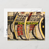 NEW ORLEANS POSTKARTE (Vorne/Hinten)