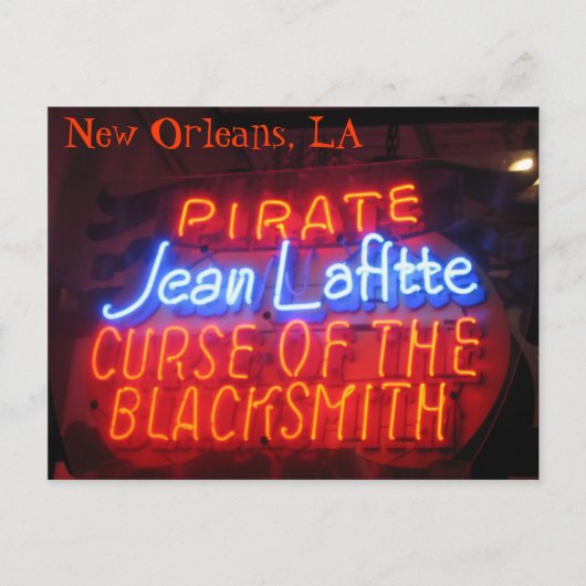 New Orleans Postkarte (Vorderseite)
