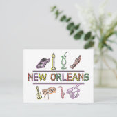New Orleans Postkarte (Stehend Vorderseite)