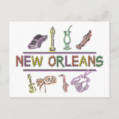 New Orleans Postkarte (Vorderseite)