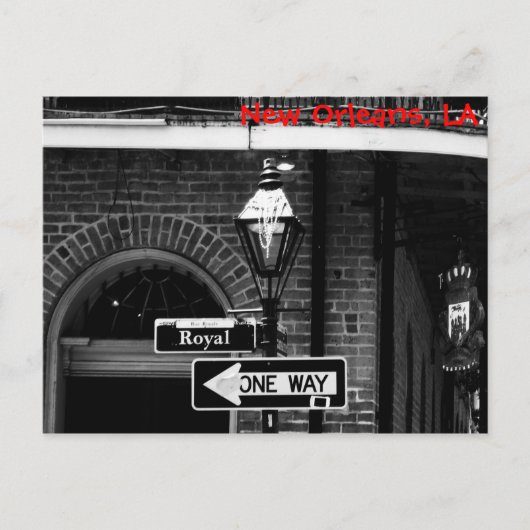 New Orleans Postkarte (Vorderseite)