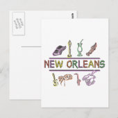 New Orleans Postkarte (Vorne/Hinten)