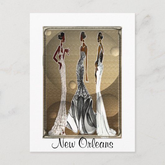 New Orleans Postkarte (Vorderseite)