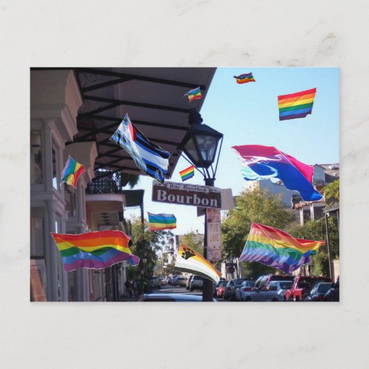 New Orleans Pride Postkarte (Vorderseite)