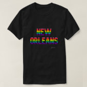 New Orleans Pride Rainbow Flag T Shirt (Design vorne)