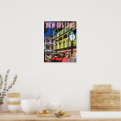 New Orleans Reiseplakat Poster (Küche)