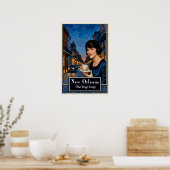 New Orleans Reiseplakat  Poster (Küche)