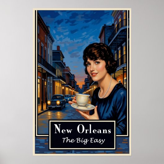 New Orleans Reiseplakat  Poster (Vorne)