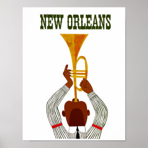 New Orleans Reiseplakat Poster