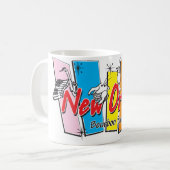 New-Orleans-Retro Kaffeetasse (Vorderseite Links)