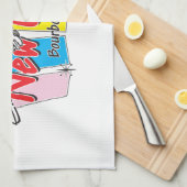 New Orleans Retro Look Handtuch (Viertel Falte)