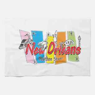 New Orleans Retro Look Handtuch