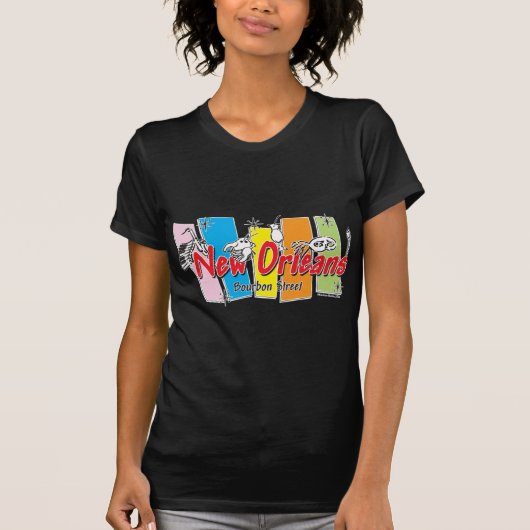 New Orleans Retro Look T-Shirt (Vorderseite)