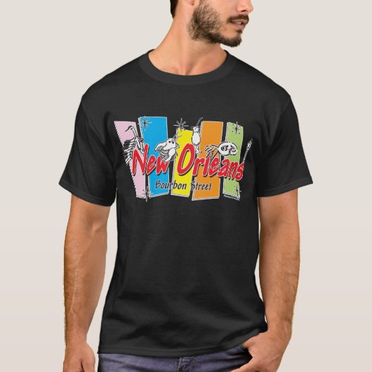 New-Orleans-Retro T-Shirt (Vorderseite)