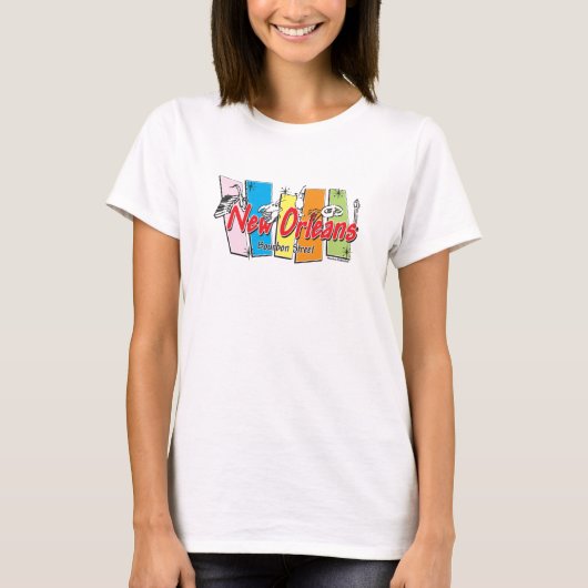 New-Orleans-Retro T-Shirt (Vorderseite)
