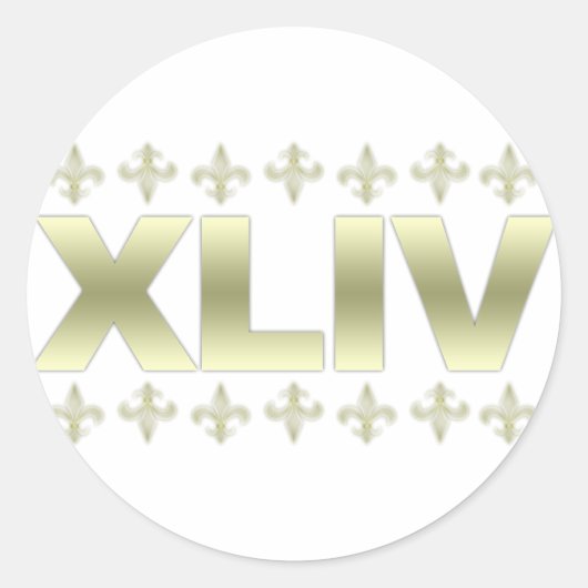 New Orleans Runder Aufkleber (Vorderseite)