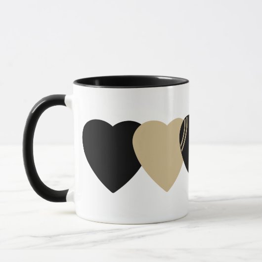 New Orleans Saints Football Herzdesign Tasse (Links)