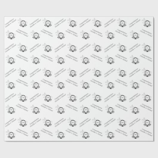 New Orleans Scene Lilie Geschenkpapier (Flach)