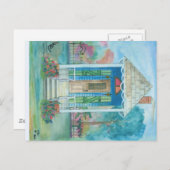 New Orleans Shot Gun House Postkarte (Vorne/Hinten)