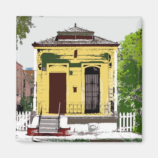 New Orleans Shot Gun Zuhause Magnet (Vorne)