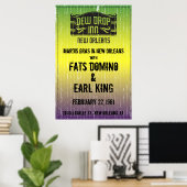 New Orleans Show Dew Drop Inn Poster (Heimbüro)