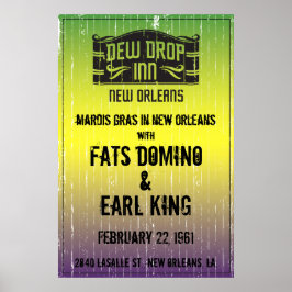 New Orleans Show Dew Drop Inn Poster