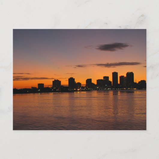 New Orleans Skyline Post Card Postkarte (Vorderseite)