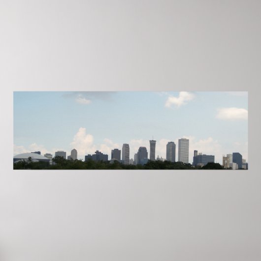 New Orleans Skyline Poster (Vorne)