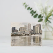 New Orleans Skyline Postkarte (Stehend Vorderseite)