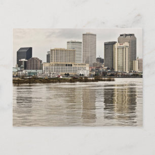 New Orleans Skyline Postkarte
