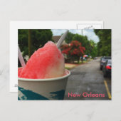 New Orleans Snoball Postcard - Sommer in NOLA! Postkarte (Vorne/Hinten)