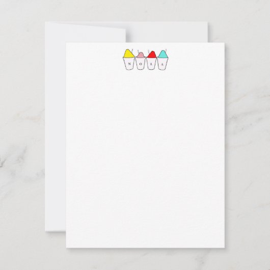 New Orleans Snowballs Mitteilungskarte (Vorderseite)