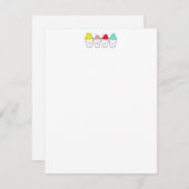 New Orleans Snowballs Mitteilungskarte (Vorne/Hinten)