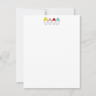 New Orleans Snowballs Mitteilungskarte